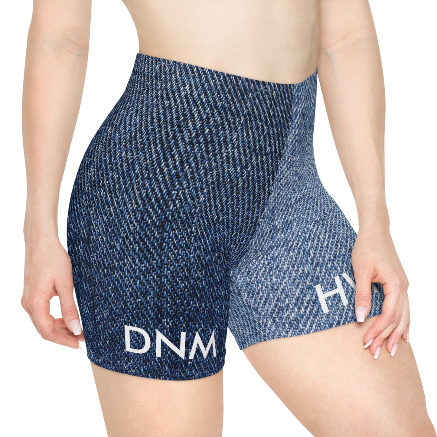 DNMHVN Twill Print Biker Short