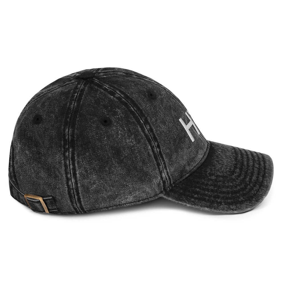 HVN Denim Textured BallCap